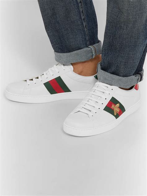 gucci ace watersnake trim